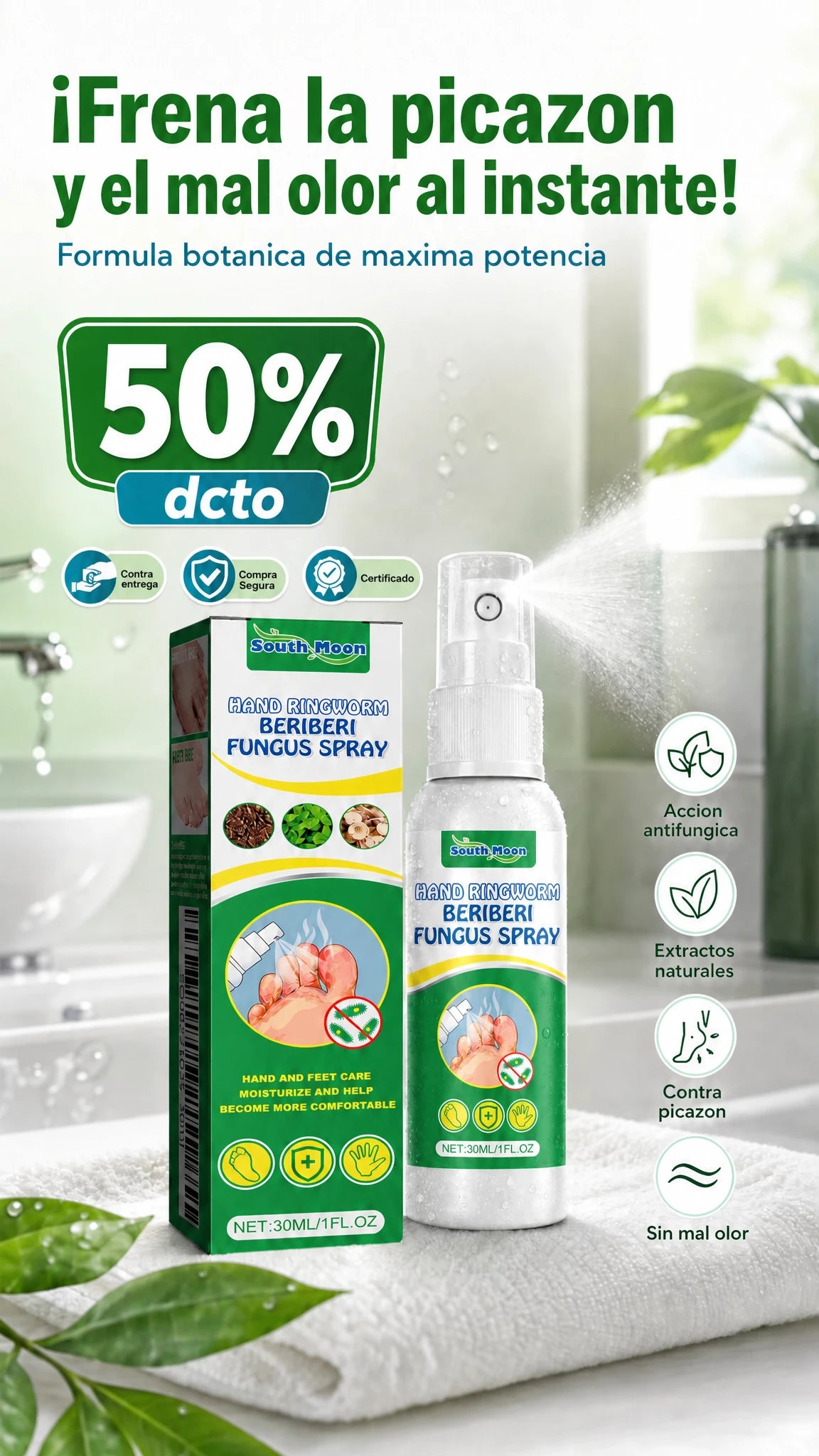 Spray para hongo Beri Beri