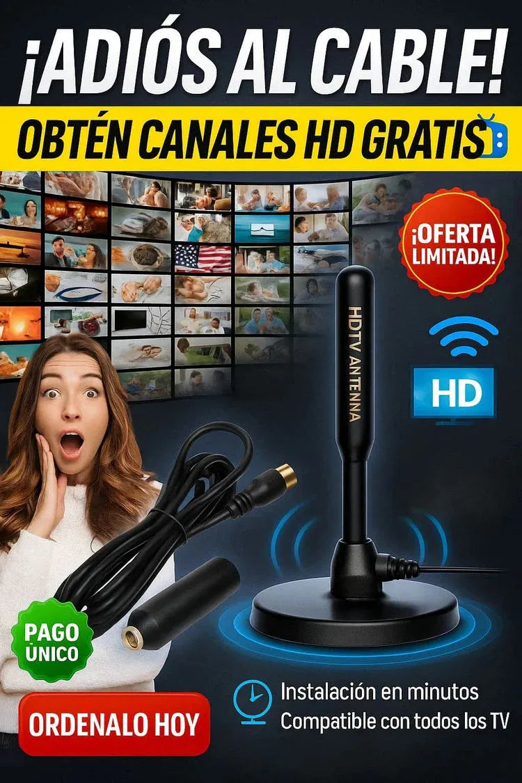 Antena Tv- Canales HD sin pagar más