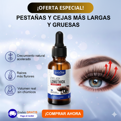 Sérum para crecimiento de pestañas y cejas Sadoer Eyelash Care